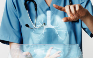 Polycystic kidney disease illustration showing symptoms and treatment